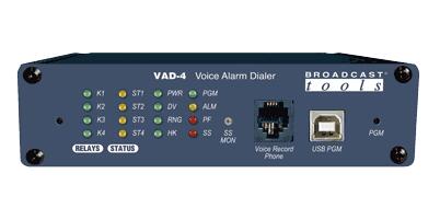 Broadcast Tools VAD-4 語音警報撥號器